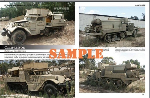 Desert Eagle Publishing DEP-TWR3 HALF TRACK WRECKS – SPECIAL HALFTRACKS USED BY THE IDF. PART 3