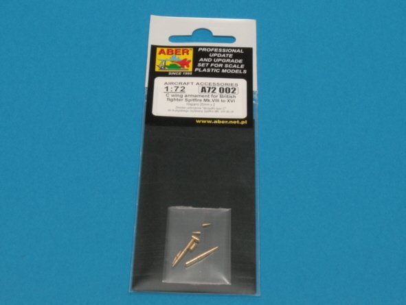 Aber A72 002 C wing armament for British fighter Spitfire Mk.VIII to XVI (1:72)