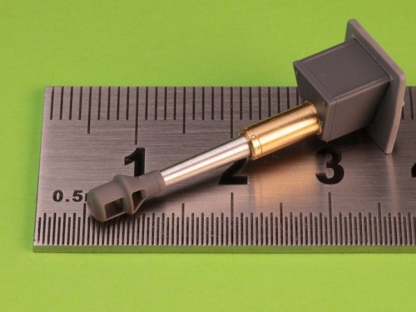 Master GM-72-040 Sturmhaubitze 42 - 10,5 cm StuH 42 L/28 - lufa działa wraz z żywicznym hamulcem wylotowym i osłoną jarzma 1/72