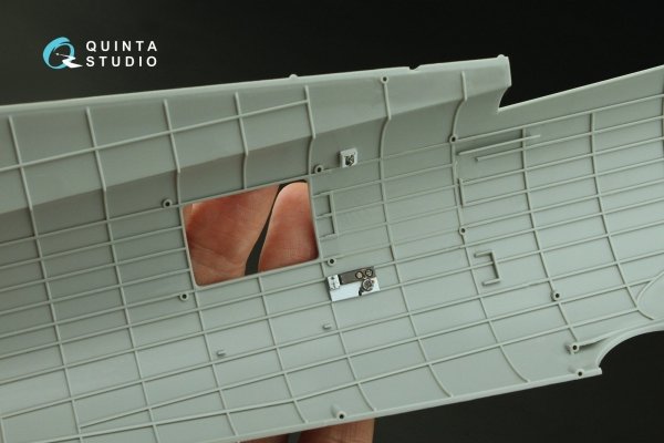 Quinta Studio QD32236 Boeing B-17E/F Navigator, bombardier, waist and tail gunners compartments. 3D-Printed coloured Interior (HK models) 1/32