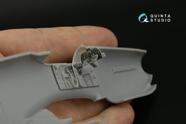 Quinta Studio QDS-48363 F-82F Twin Mustang 3D-Printed &amp; coloured Interior on decal paper (Modelsvit) (Small version) 1/48