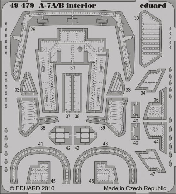 Eduard 49479 A-7A/ B interior S. A. 1/48 Hobby Boss