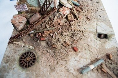 RT-Diorama 35301 Diorama-Base: Stalingrad corner 1/35