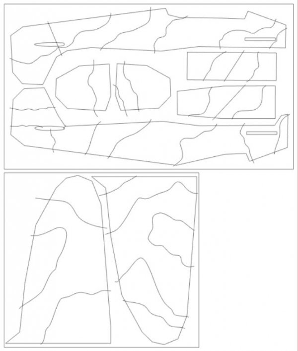Omask 44004 Spitfire Mk.I camouflage surfaces camo F (for Eduard 11143) 1/48
