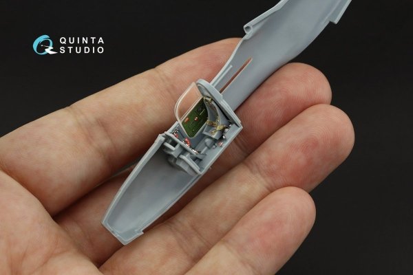 Quinta Studio QD72048 P-39N 3D-Printed &amp; coloured Interior on decal paper (RS Models) 1/72