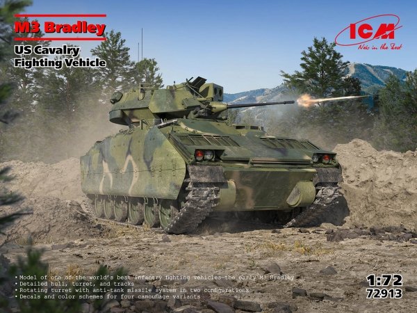 ICM 72913 M3 Bradley, US Cavalry Fighting Vehicle 1/72