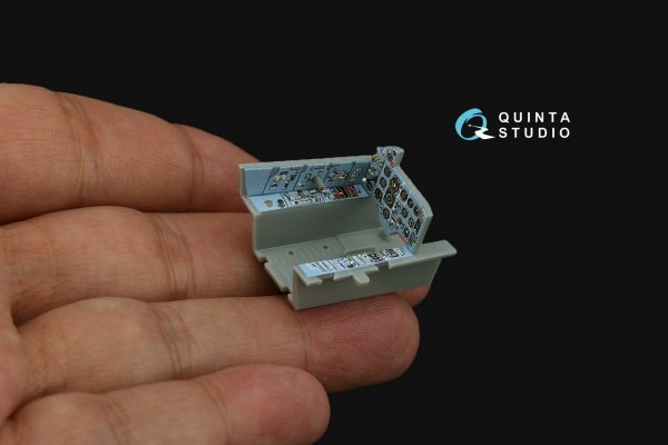 Quinta Studio QD+48480 Su-17M4/Su-22M4 3D-Printed &amp; coloured Interior on decal paper (Hobby Boss) (with 3D-printed resin parts) 1/48