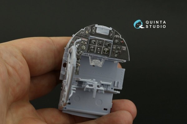 Quinta Studio QD24002 Hawker Typhoon (Car Door) 3D-Printed &amp; coloured Interior on decal paper (Airfix) 1/24