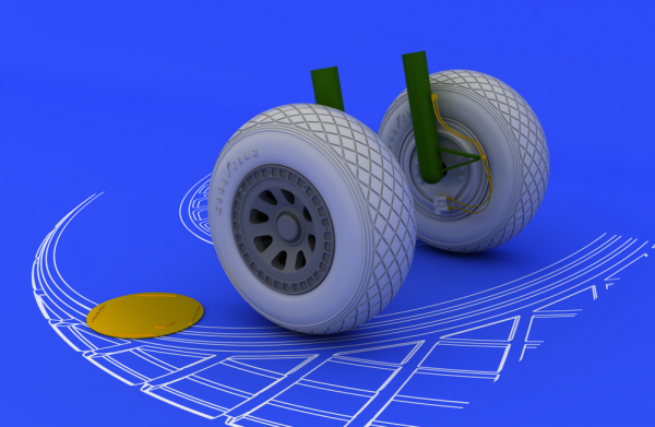 Eduard 648068 PV-1 wheels 1/48 (REVELL)