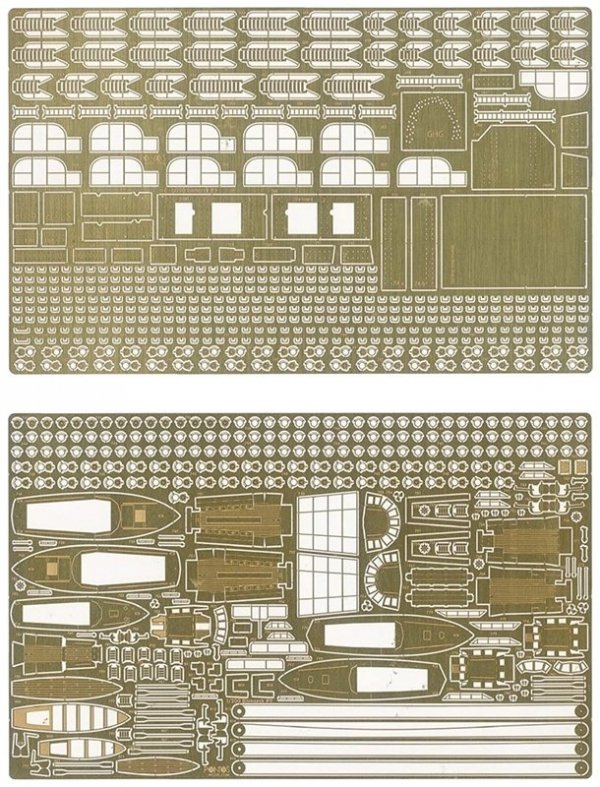 I Love Kit 66602 Bismarck Detail set for TRUMPETER 03702 1/200