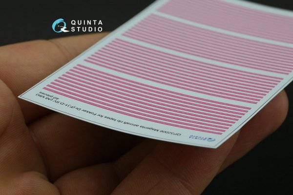 Quinta Studio QP32006 Magenta rib tapes Fokker Dr. (F.)I-D.VII (All kits) 1/32