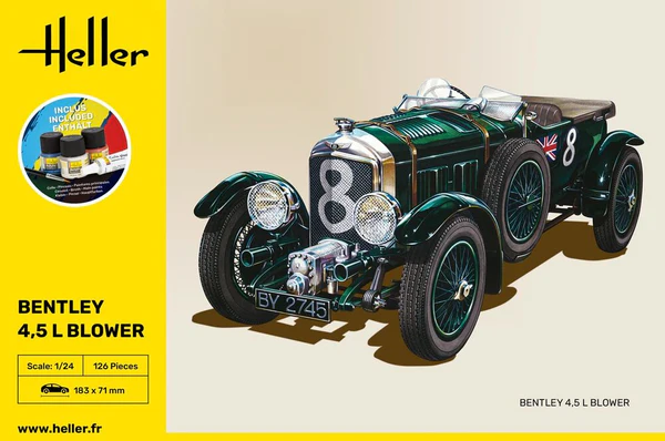 Heller 56722 STARTER KIT Bentley 4.5 L Blower 1/24