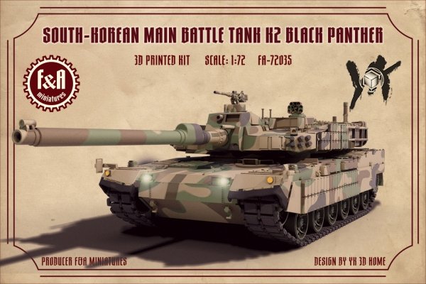 F&amp;A Miniatures FA-72035 K2 Black Panther 1/72