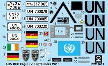 Das Werk DW35039 GFF Eagle IV EKT / FuPers 2013 1/35