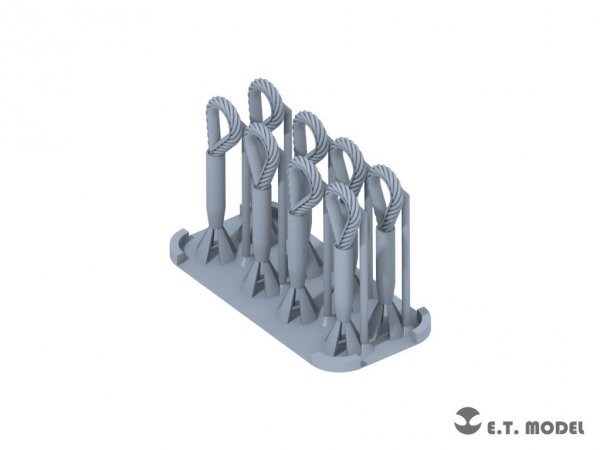 E.T. Model P35-311 WWII German Towing Cables Type.2 ( 3D Print ) 1/35