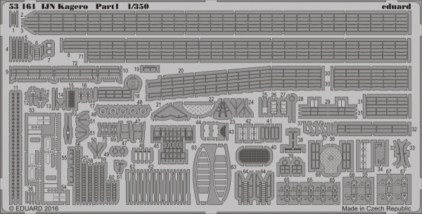 Eduard 53161 IJN Kagero pt.1 1/350 TAMIYA