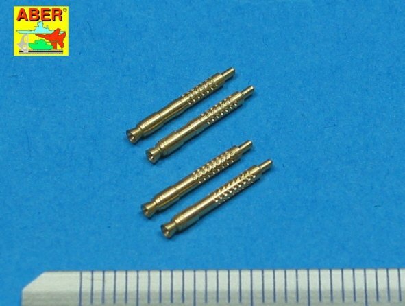 Aber A32011 Set of 4 barrel tips for German 13 mm MG 131 aircraft machine gun (1:32)
