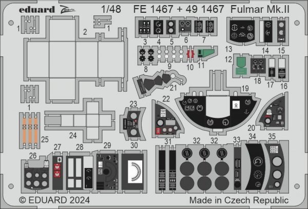 Eduard FE1467 Fulmar Mk. II TRUMPETER 1/48