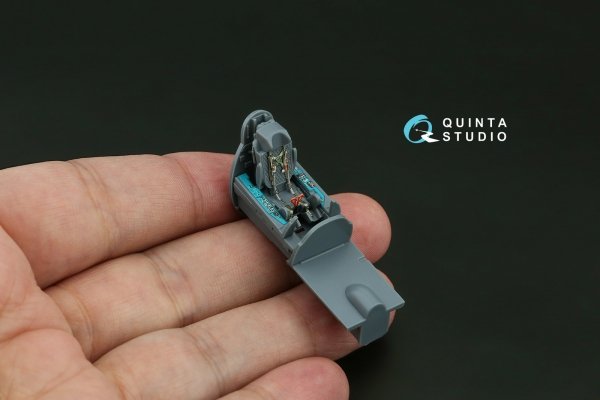 Quinta Studio QD72257 MiG-21MF (Gorkiy plant) 3D-Printed &amp; coloured Interior on decal paper (Eduard) 1/72