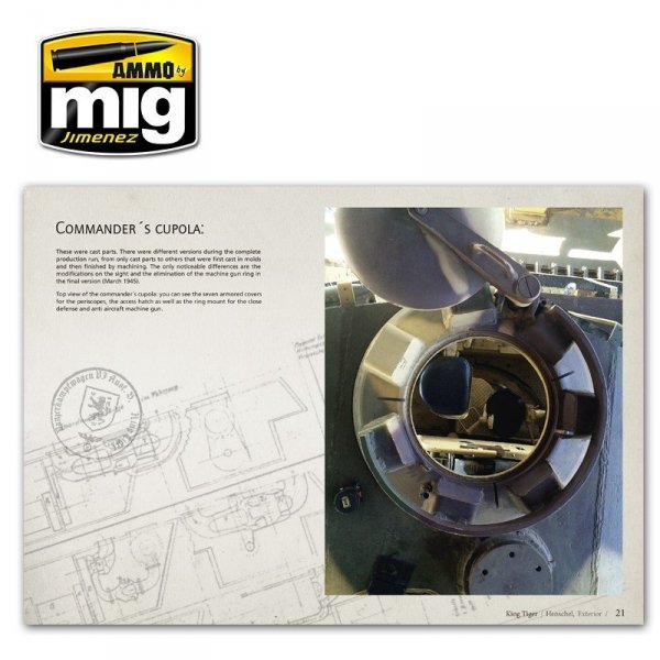 AMMO of Mig Jimenez 6022 KING TIGER - VISUAL MODELERS GUIDE (English)