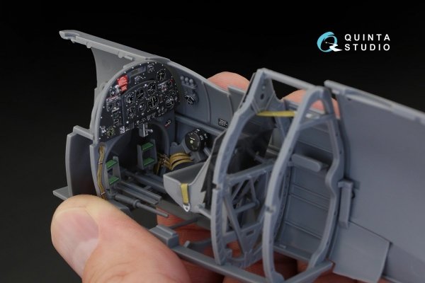 Quinta Studio QD32018 Spitfire Mk.IX 3D-Printed &amp; coloured Interior on decal paper (for Tamiya kit) 1/32