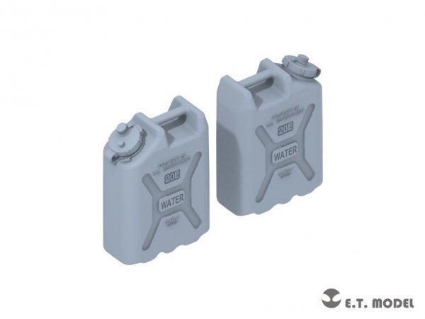 E.T. Model P72-003 US ARMY 20L WATER CANS SET ( 3D Print ) 1/72