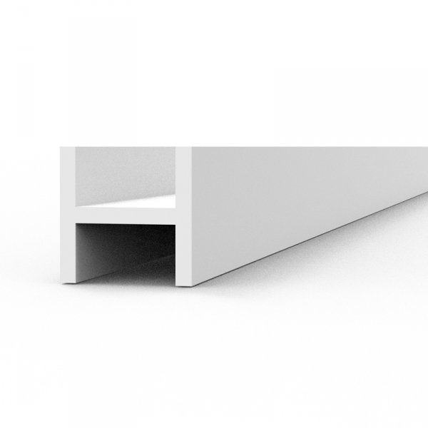 AK Interactive AK6569 BEAMS H SHAPE 2.50 x 2.50 x 350mm – STYRENE – (4 units)