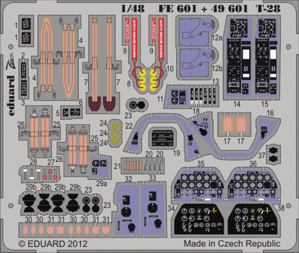 Eduard FE601 T-28 S. A. RODEN 1/48