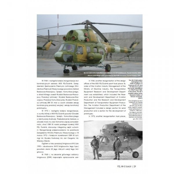 Answer 49011000 PZL W-3 Sokół - Monografia Tom I PL+EN