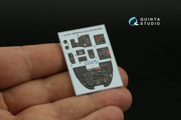 Quinta Studio QD32144 P-51D Mustang 3D-Printed &amp; coloured Interior on decal paper (Trumpeter) 1/32