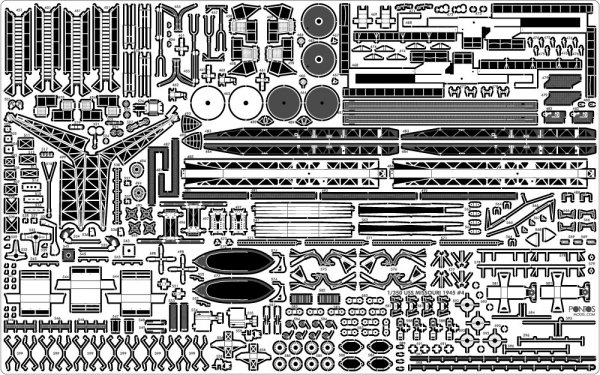 Pontos 35026FB USS BB-63 Missouri 1945 Detail Up Set (Deck Blue 20B stained wooden deck) (1:350)