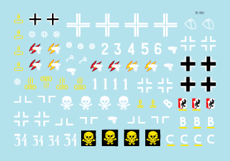 Star Decals 35-999 STURM 1. StuG III Ausf A, C and D 1/35