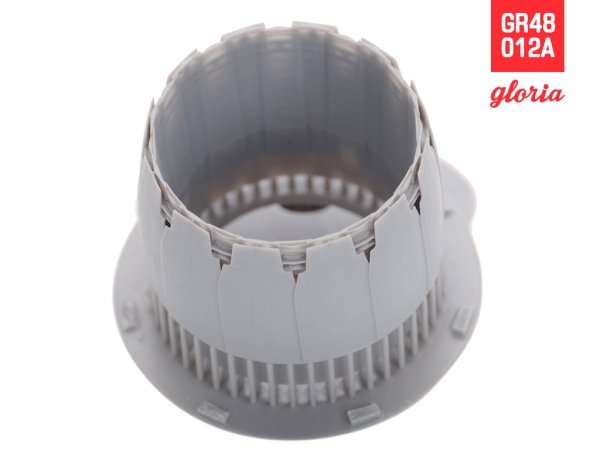 Gloria GR48012A F-16CJ F110-GE Exhaust Nozzle &amp; Afterburner OPEN TAMIYA 1/48