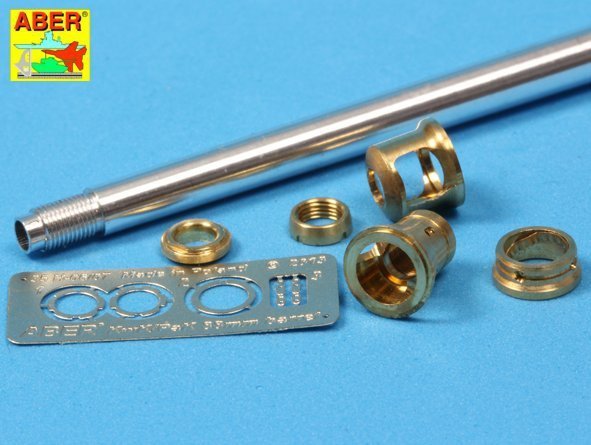 Aber 35L-008N 88mm KwK 43/3 L/71 barrel for German Heavy Tank Tiger B Serien-Turm and Tank Destroyer Jagdpanther, Late Barrel (1:35)