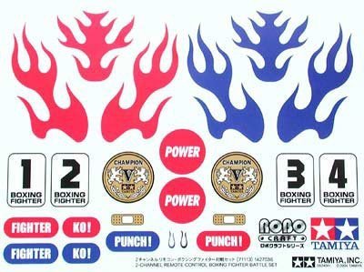 Tamiya 71113 Boxing Fighter Battle Set - 2ch Remote Control ROBOCRAFT