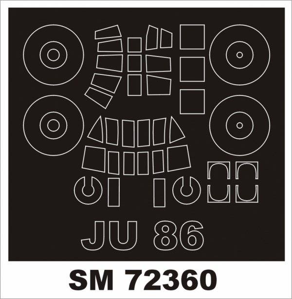 Montex SM72360 JUNKERS JU-86 for RS MODELS 1/72