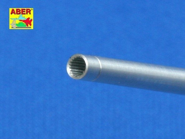 Aber 72L-19 Lufa 128mm PaK 44 (80) L/55 do działa pancernego Sd.Kfz.186 Jagdtiger / German 128mm PaK 44 (80) L/55 gun barrel for Sd.Kfz.186 Jagdtiger 1/72