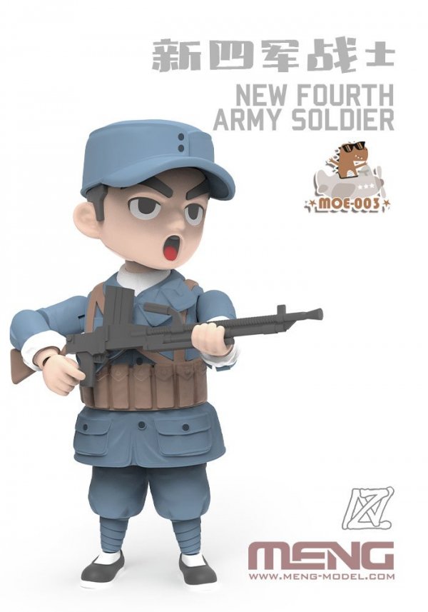 Meng Model MOE-003 New Fourth Army Soldier 100mm