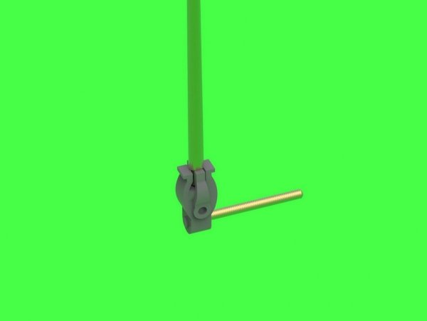 Master GM-72-017 German WWII folding 2m rod antenna (for early PzKpfw II-IV) (1pc) 1/72