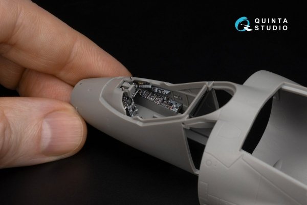 Quinta Studio QD48291 AV-8A Early 3D-Printed &amp; coloured Interior on decal paper (Kinetic) 1/48
