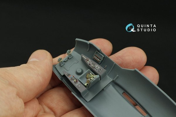 Quinta Studio QD48530 Me P.1101 3D-Printed &amp; coloured Interior on decal paper (RS models) 1/48