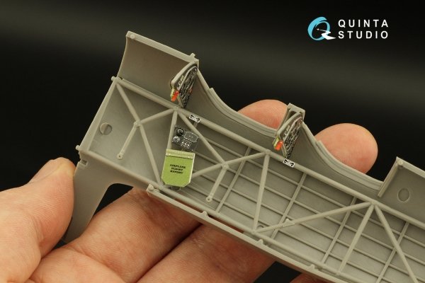 Quinta Studio QD32168 Pt-17 Kaydet 3D-Printed coloured Interior on decal paper (Roden) 1/32