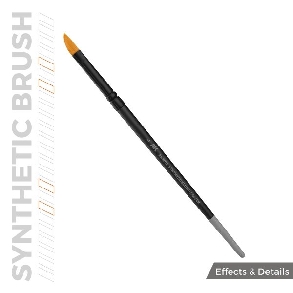 AK Interactive AKB012 AK SYNTHETIC BRUSH – DAGGER L