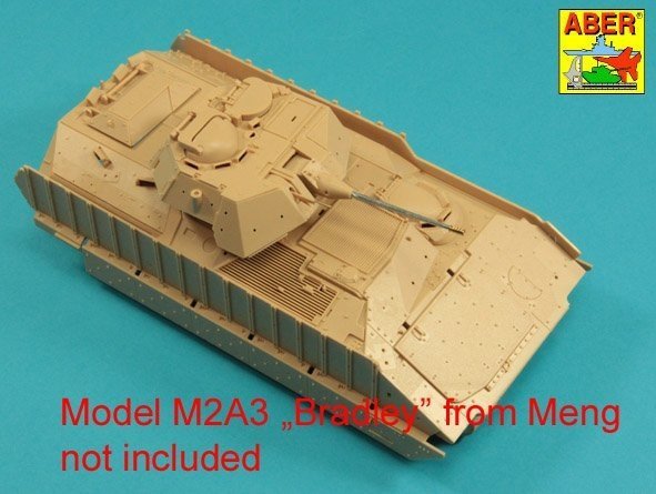 Aber 35L-292 Zestaw luf: 25mm M242 Bushmaster późny żłobiony i 7,62mm M240 do M2A3 Bradley lub LAV 25 1/35