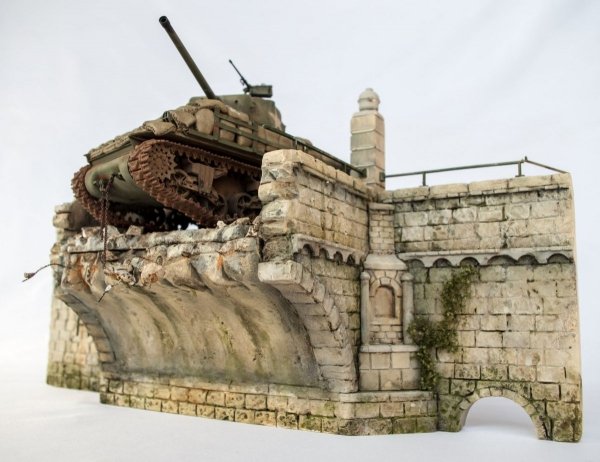 RT-Diorama 35012 Destroyed bridgehead 1/35