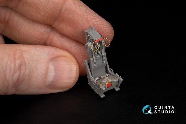 Quinta Studio QD48370 F-4E late without DMAS 3D-Printed &amp; coloured Interior on decal paper (Meng) 1/48