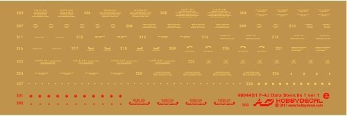 HobbyDecal AL48003V1 F-4J VF-84 Jolly Rogers Late 1971 1/48