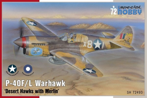 Special Hobby 72493 P-40F/L Warhawk 'Desert Hawks With Merlin' 1/72