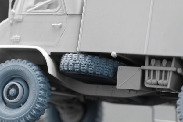 ScaleX WM 35022S Unimog 404 10.5-20 MPT Sagged wheel set (for AK-Interactive, ICM, Revell) 1/35