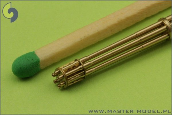 Master AM-48-037 M61 A1 Vulcan - Six-barrelled rotary 20mm cannon - turned barrels with etched barrel clamps (1:48)